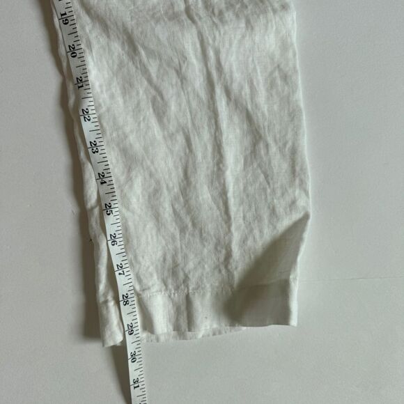 Johnny Was White Linen Pants Size Small NWOT - Picture 8 of 9